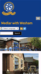 Mobile Screenshot of medlar-wesham.lancsngfl.ac.uk