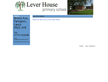 Tablet Screenshot of lever-house.lancsngfl.ac.uk